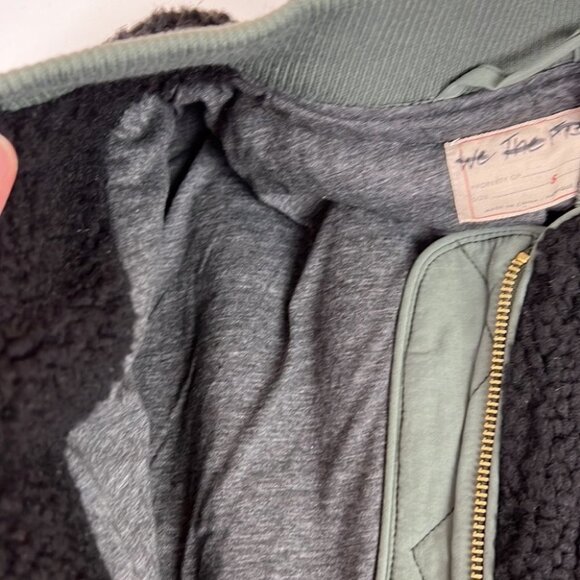 NWOT  Free People WeThe Free Rivington Sherpa Teddy Jacket size Small - Picture 9 of 12